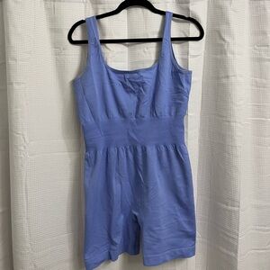 WeWoreWhat Purple ribbed bodysuit onsie